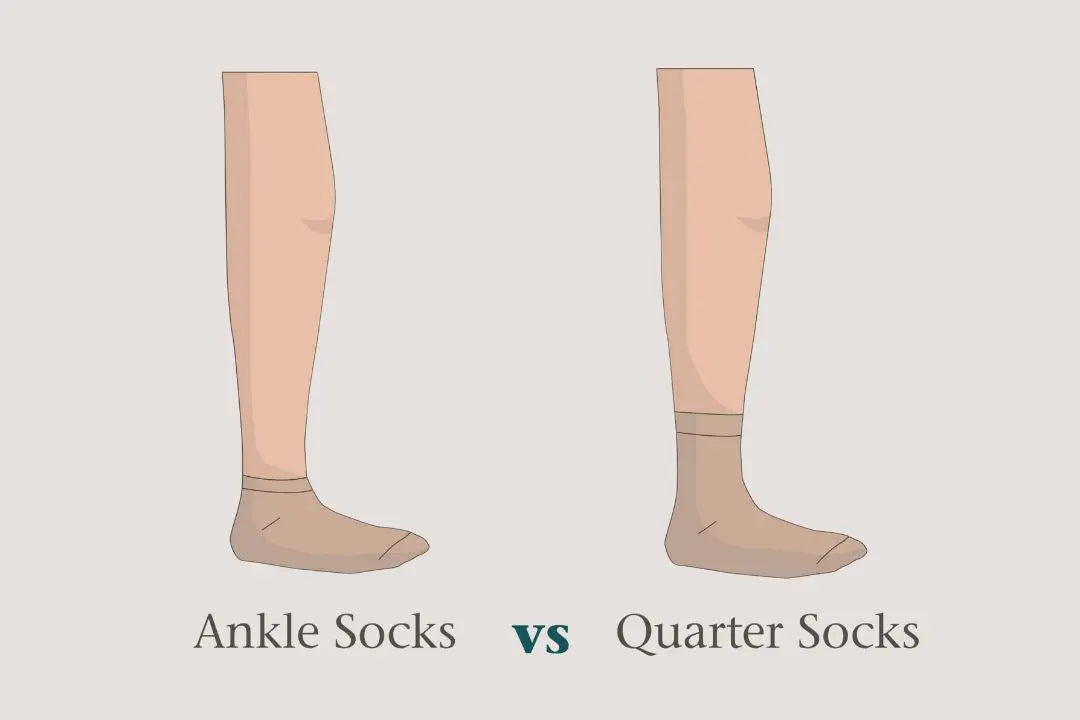 Quarter-Socks-vs-Ankle-Socks-Key-Differences Q for Quinn™