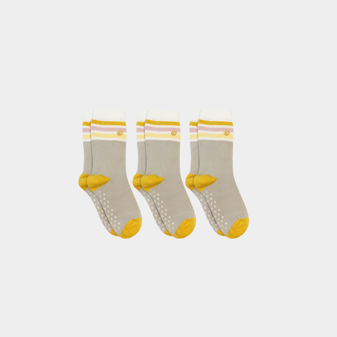 kids yellow stripe socks