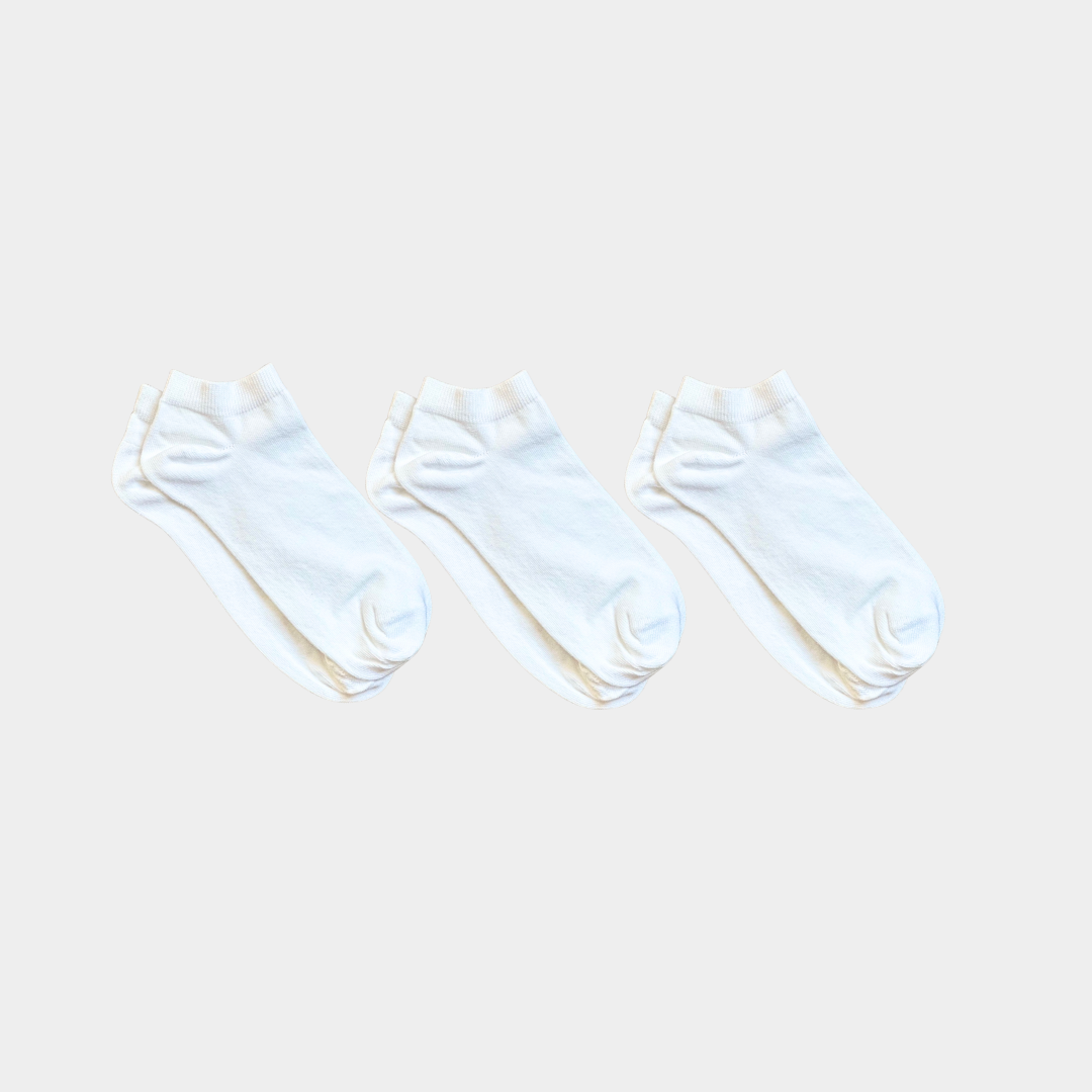 Everyday Adult Lightweight Ankle Socks - 98% Organic Cotton