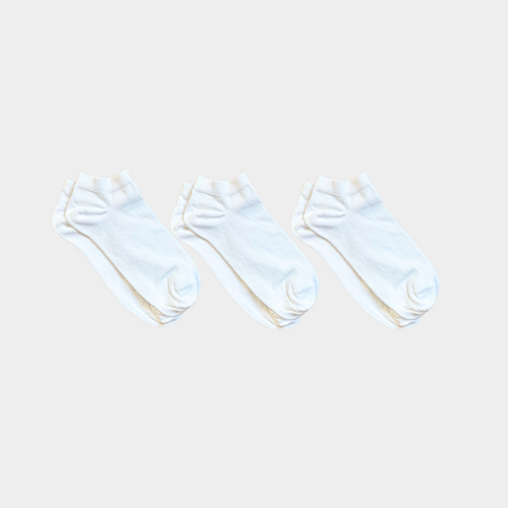 Everyday Adult Lightweight Ankle Socks - 98% Organic Cotton