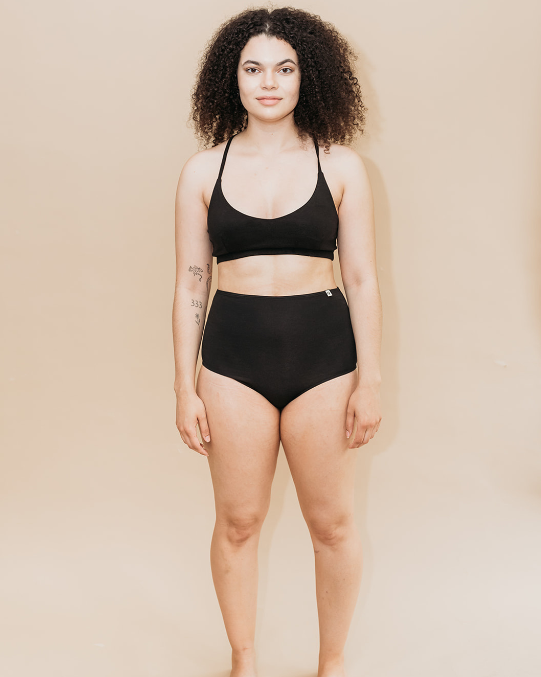 Women's High Waist Brief - 95% Organic Cotton