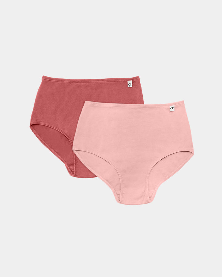 Womens Classic Brief - Natural, Plant Dyes - 100% Organic Cotton (2 pack)