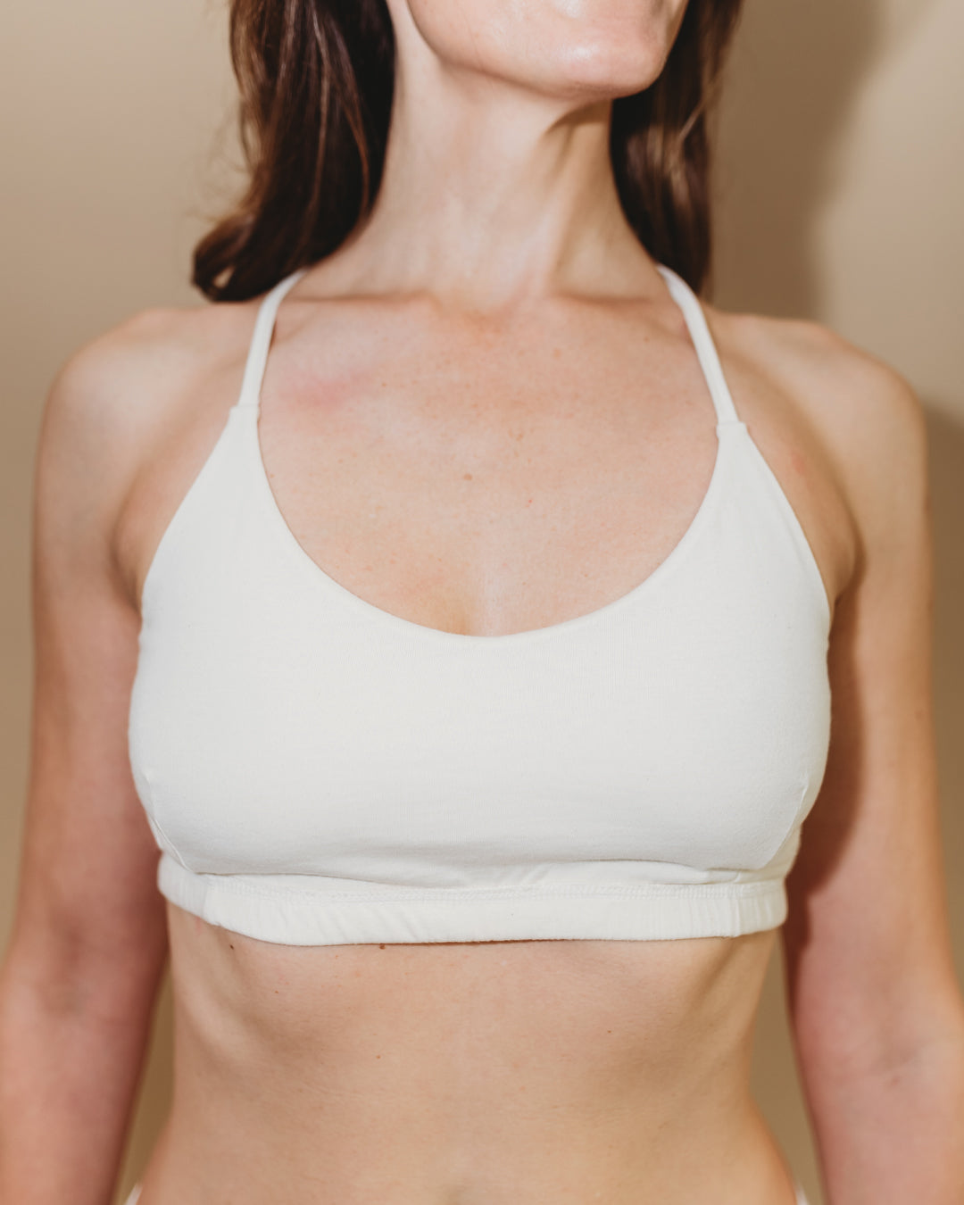 Women's Criss-Cross Bralette - 100% Organic Cotton