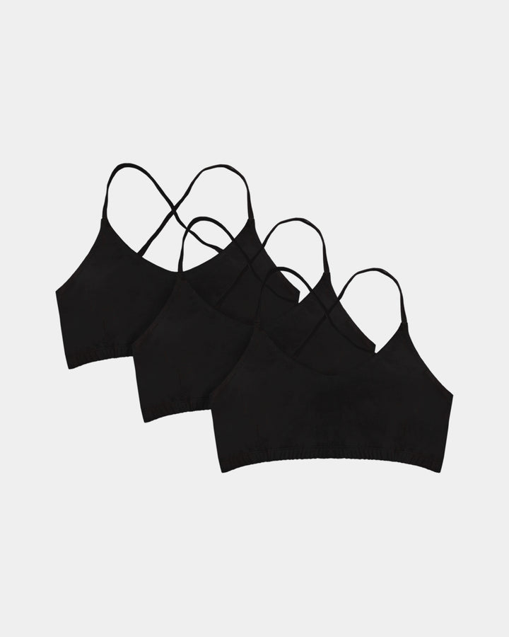 Women's Criss-Cross Bralette - 100% Organic Cotton