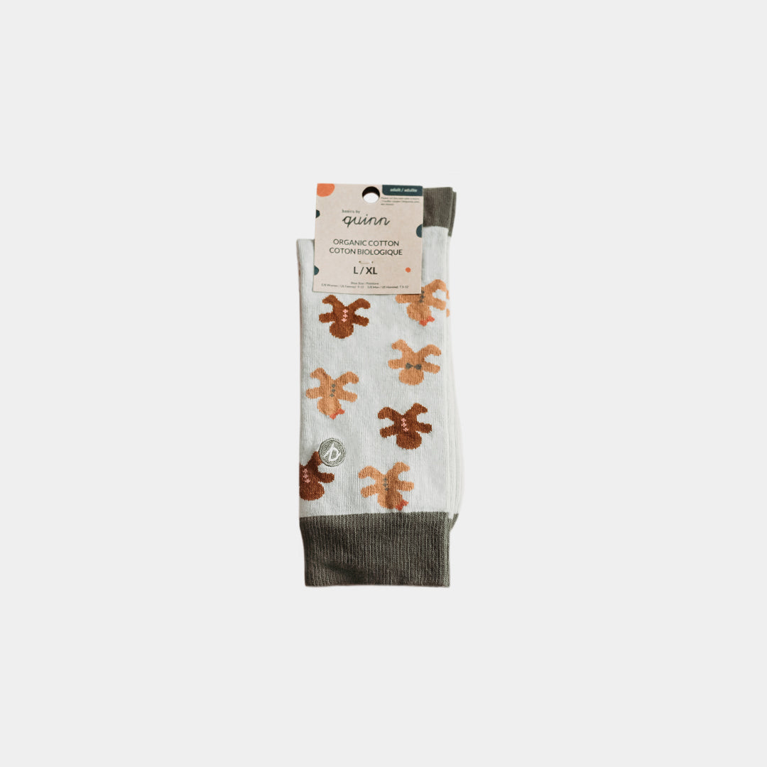 Holiday Adult Socks - 98% Organic Cotton (Limited Collection)