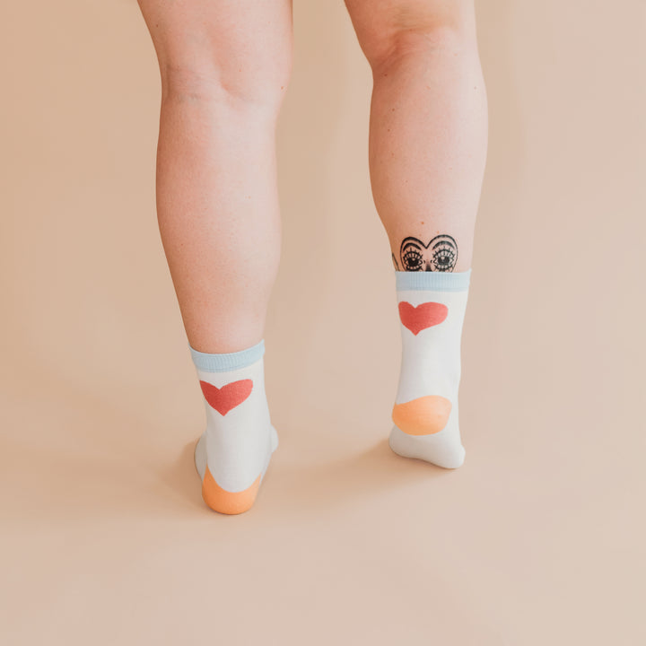 socks with hearts