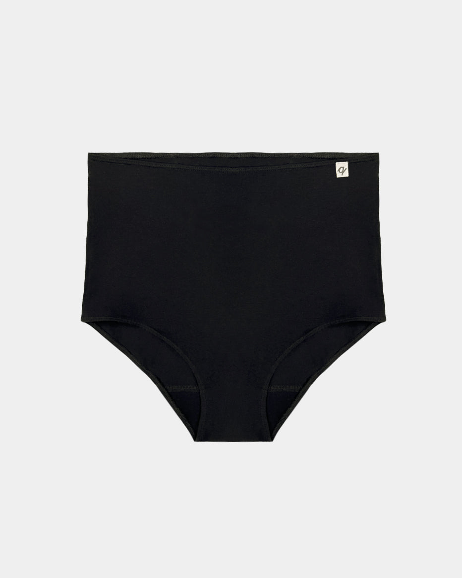 Women's High Waist Brief - 95% Organic Cotton