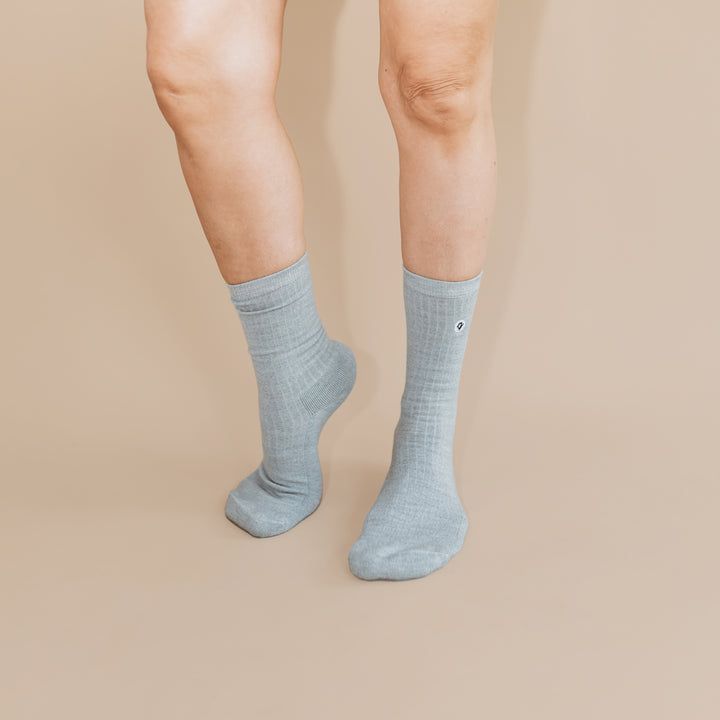 Merino Wool - Cotton Midweight Adult Socks