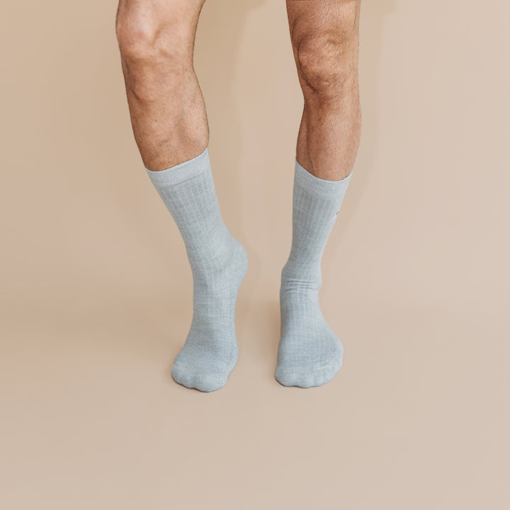 Merino Wool - Cotton Midweight Adult Socks