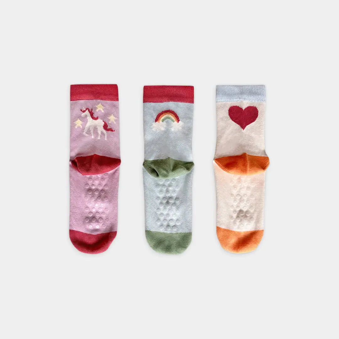 SOCK SET Organic Cotton Socks Box Set, Color Mix