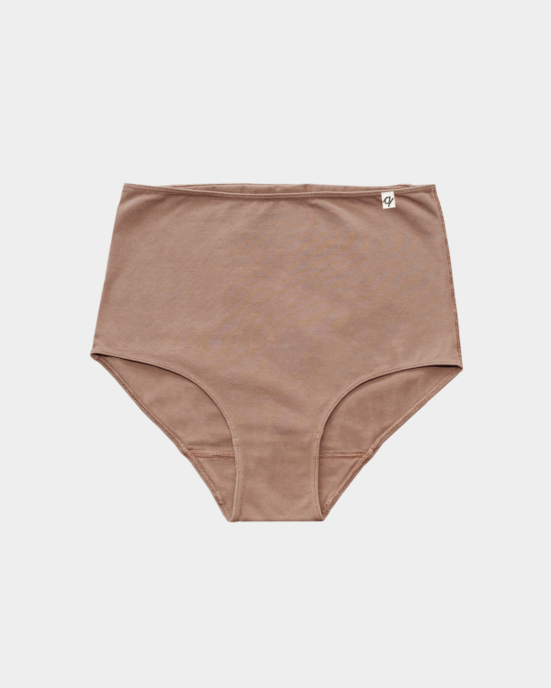 Women's High Waist Brief - Natural, Plant Dyes - 95% Organic Cotton