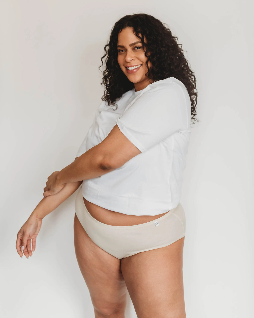 Buy Curvy Love Organic Cotton Everyday V- Shape Multi-Color Panties (Pack  of 3) online