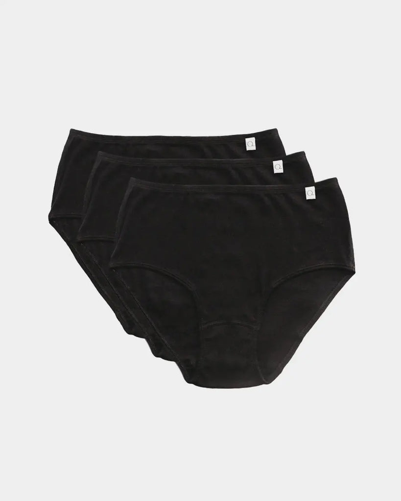 Women's underpants in bikini cut made of cotton, 4-pack 3XL 