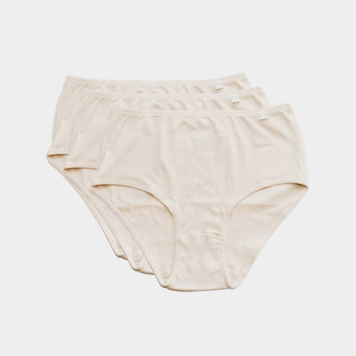 Plus Size Womens Classic Brief - 100% Organic Cotton