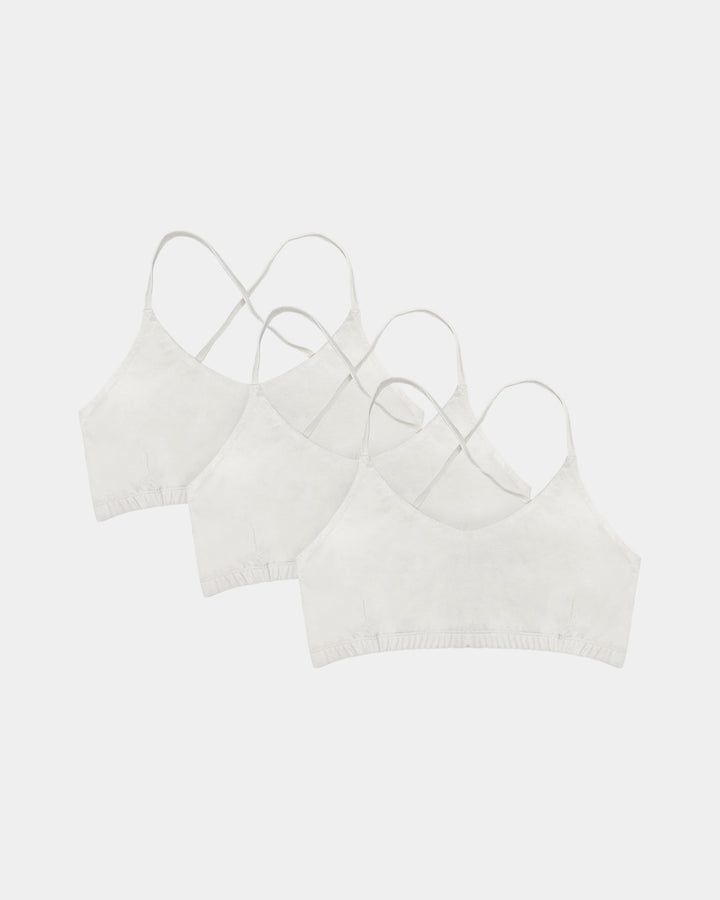 Women's Criss-Cross Bralette - 100% Organic Cotton